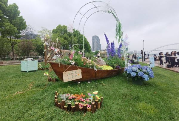 美翻了，徐汇滨江这片花海竟是市民亲手造的